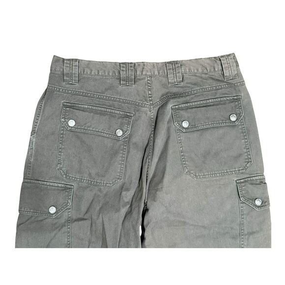 VINTAGE Zonz Canvas Pants Men 38 Wide Green Baggy Skateboarding Skater Y2K 90s - Picture 7 of 10